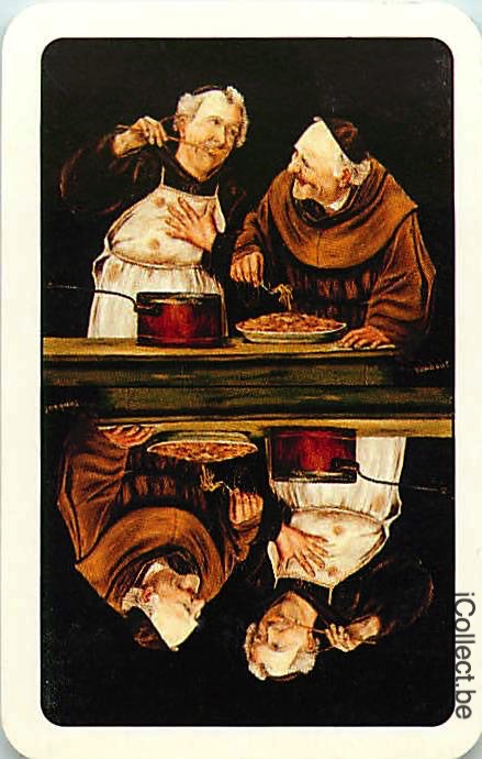 Single Swap Playing Cards People Monks (PS06-06I)