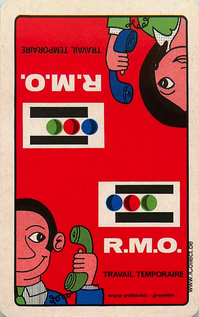 Single Swap Playing Cards People RMO (PS14-08G)