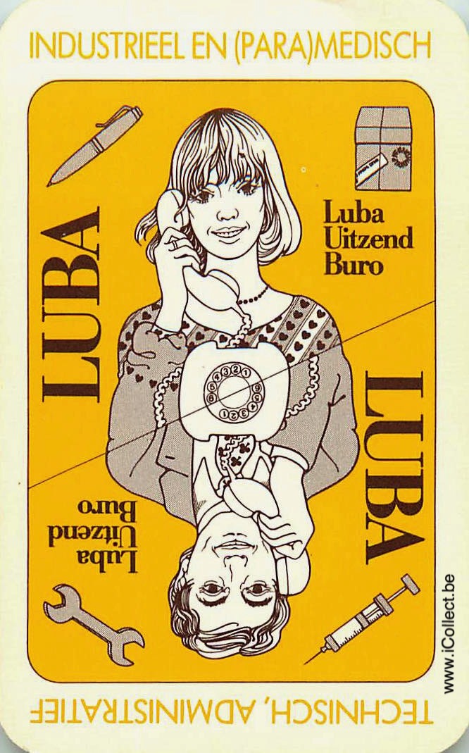 Single Swap Playing Cards People Luba (PS14-20I)