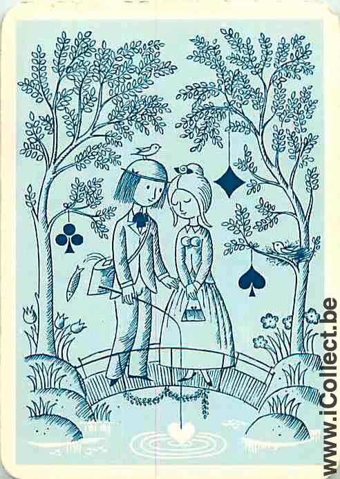 Single Swap Playing Cards People Man & Woman Lovers (PS07-43D)