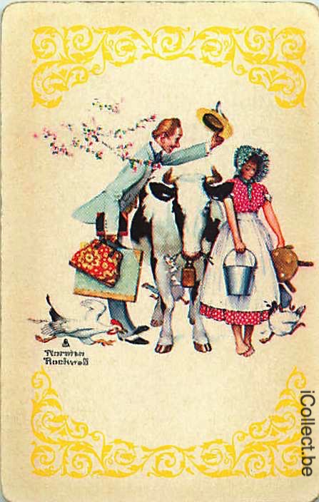 Single Playing Cards People Norman Rockwell (PS06-24F) - Click Image to Close