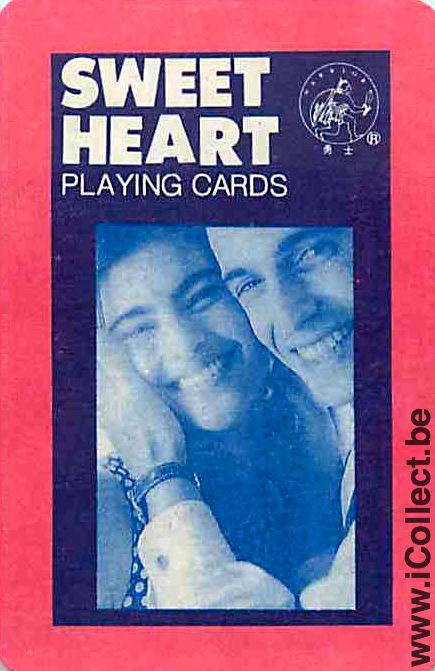 Single Swap Playing Cards Man & Woman Sweat Heart (PS07-41B)