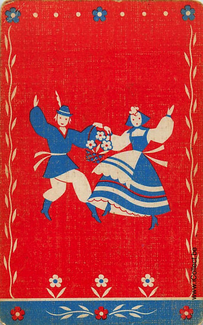 Single Swap Playing Cards People Couple Dancers (PS15-30E) - Click Image to Close