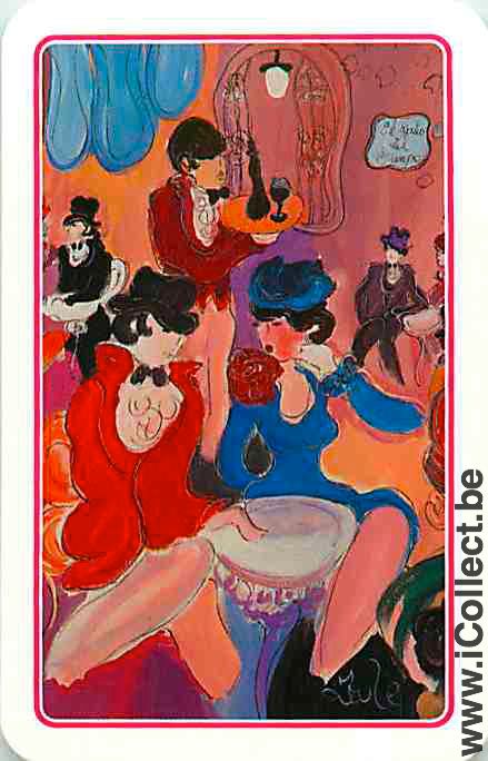 Single Swap Playing Cards People Man & Woman (PS07-39E)
