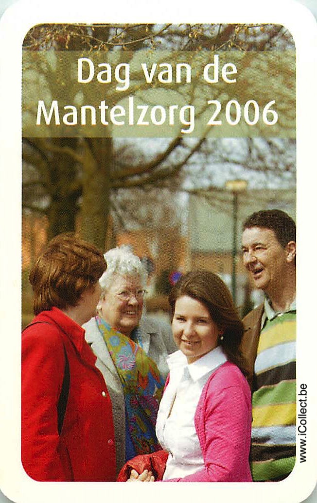 Single Swap Playing Cards People Mantelzorg 2006 (PS16-29I)