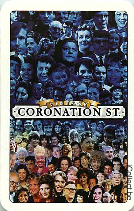 Single Swap Playing Cards People Vintage Coronation St (PS07-20I
