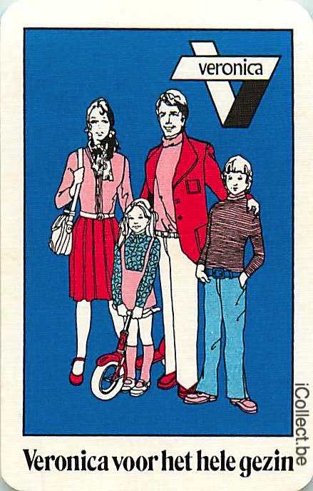 Single Playing Cards People Veronica (PS07-49D)
