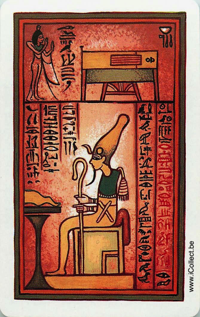 Single Swap Playing Cards People Egyptians (PS07-46F)