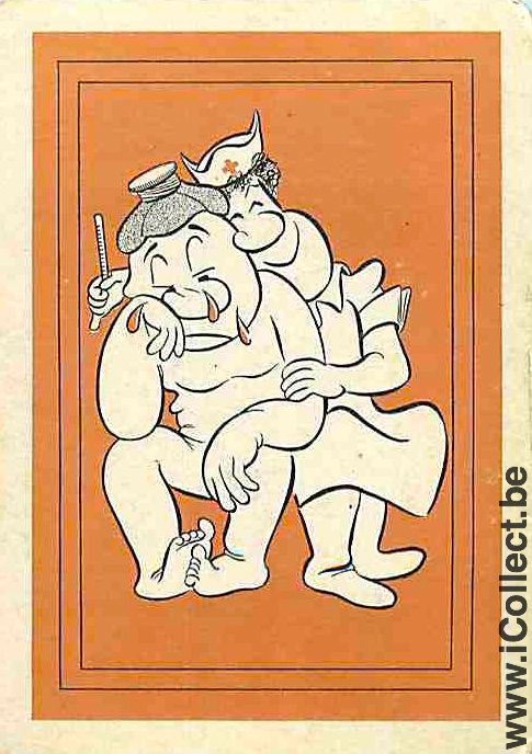 Single Swap Playing Cards People Man & Woman Nurse (PS01-15D)