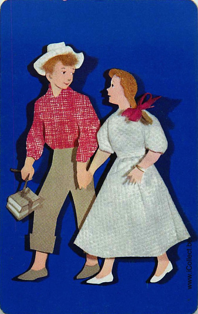 Single Swap Playing Cards People Man & Woman (PS05-39A)