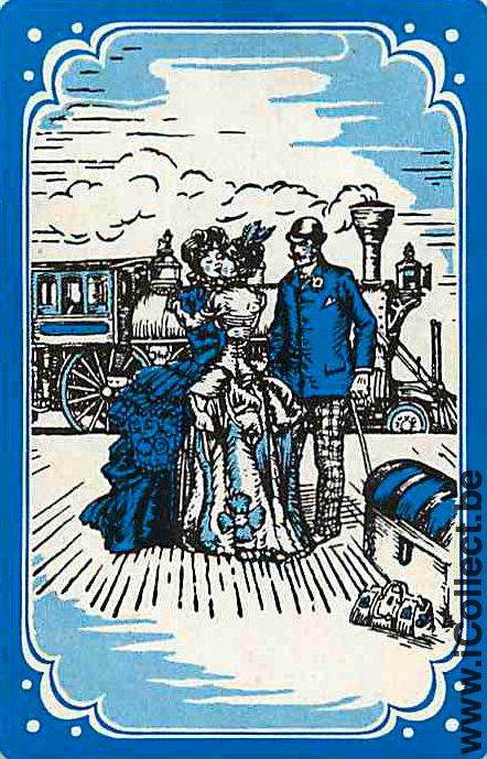 Single Swap Playing Cards People Man & Woman (PS07-41G) - Click Image to Close