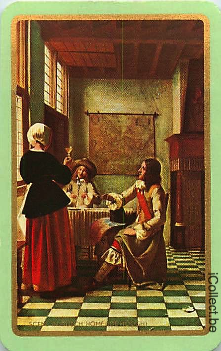 Single Swap Playing Cards People Dutch Home (PS07-29E) - Click Image to Close