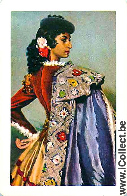 Single Swap Playing Cards People Flamenco (PS07-19E) - Click Image to Close