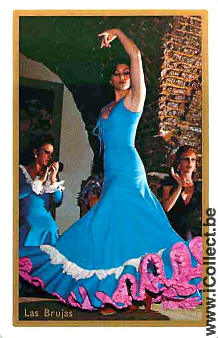 Single Swap Playing Cards Woman Flamenco Dancer (PS07-19F)