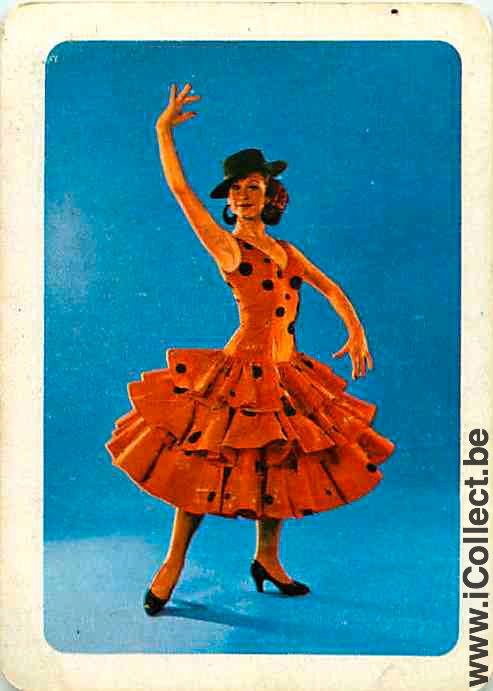 Single Swap Playing Cards People Flamenco (PS02-44F)