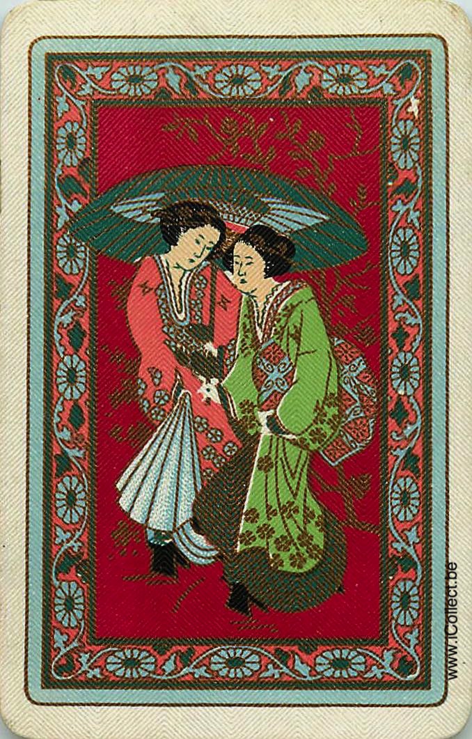 Single Swap Playing Cards People Geisha (PS15-36A)