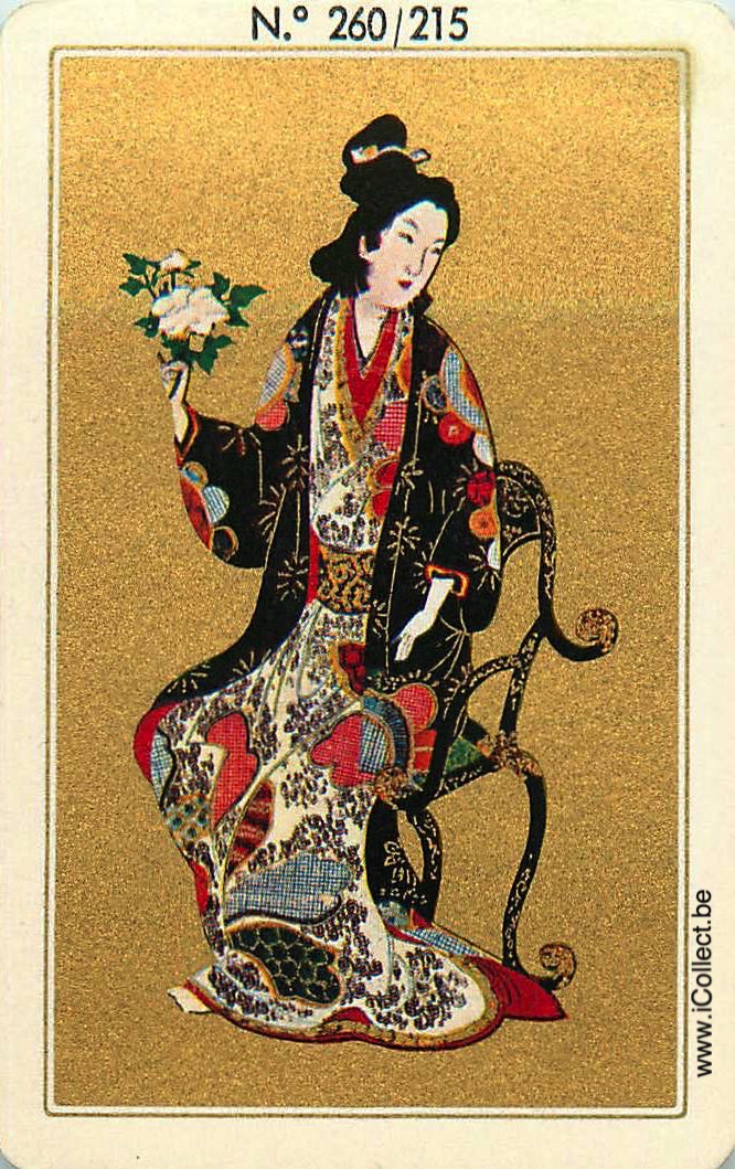 Single Swap Playing Cards People Geisha (PS15-36B)