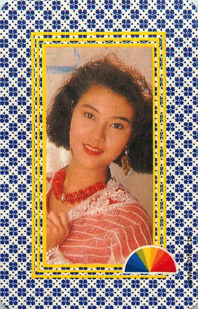 Single Swap Playing Cards People Asian Woman (PS15-42F)