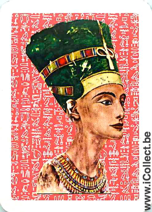 Single Playing Cards People Egyptian Nefertiti (PS07-24B)