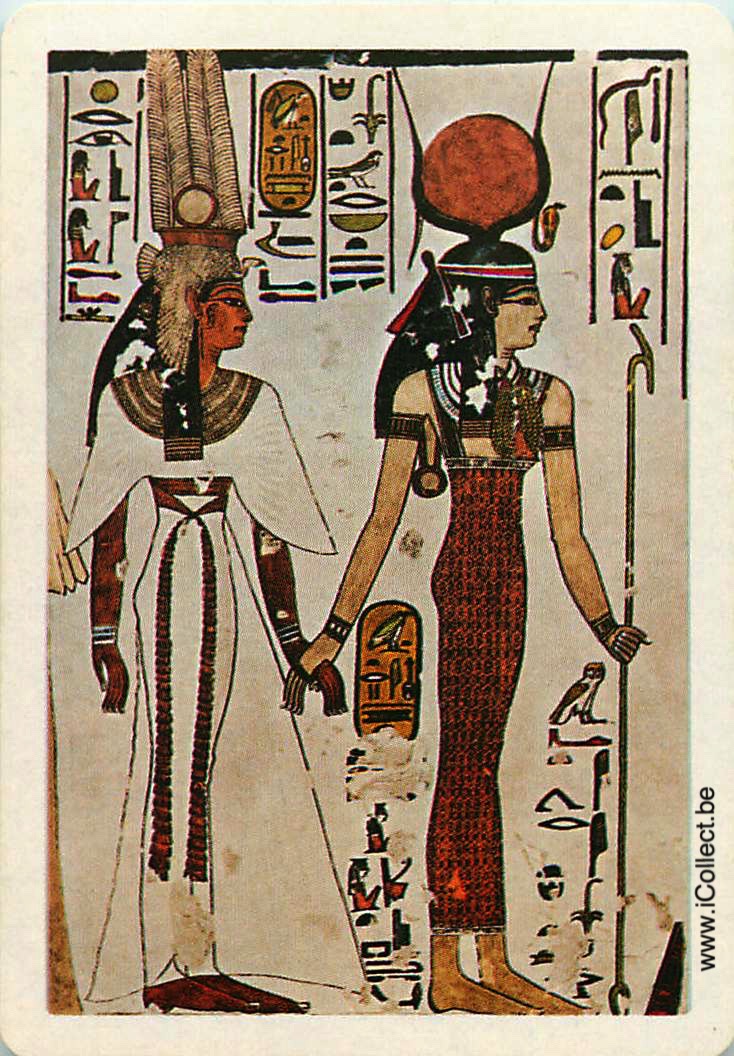 Single Swap Playing Cards People Egyptians (PS06-13D) - Click Image to Close