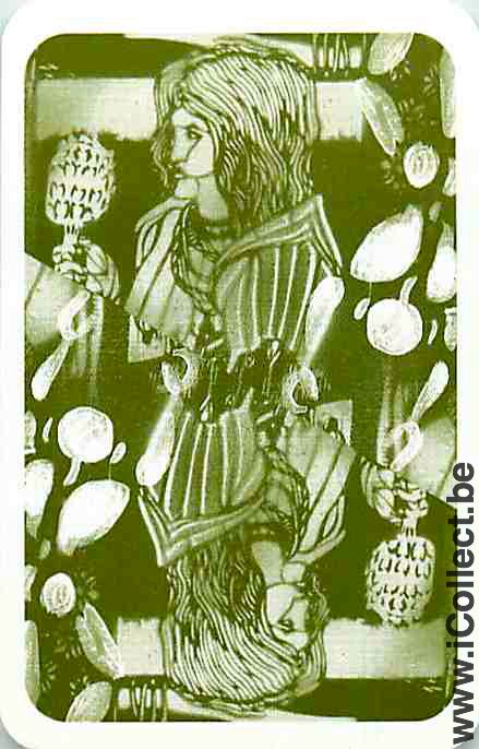 Single Playing Cards People Woman (PS07-25I) - Click Image to Close