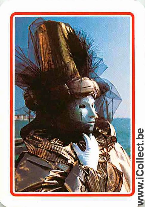 Single Playing Cards People Mask (PS07-35G) - Click Image to Close