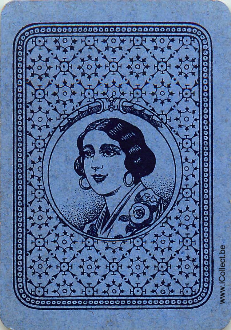 Single Swap Playing Cards People Woman Head (PS24-04F)