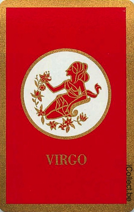 Single Playing Cards People Woman Virgo (PS12-02A)