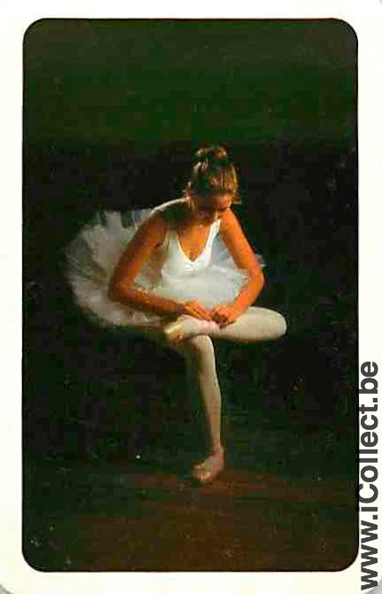 Single Swap Playing Cards People Dancer Woman (PS07-43H)
