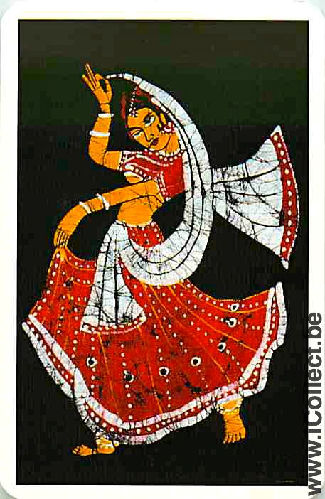Single Swap Playing Cards People Dancer Woman (PS07-44A)