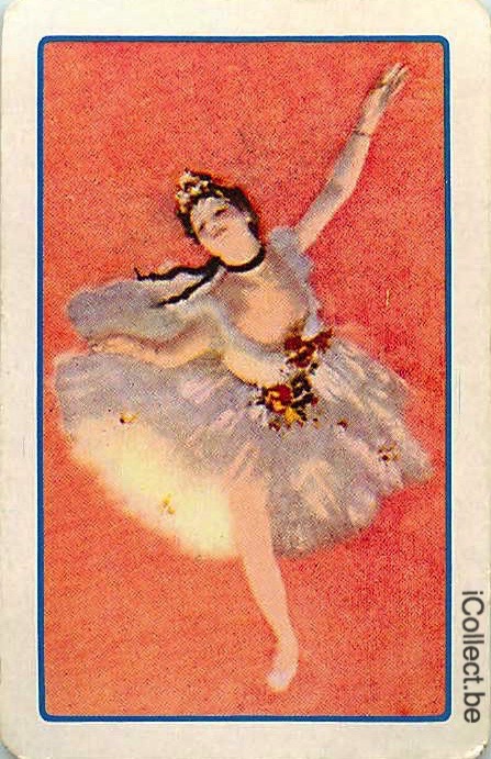 Single Swap Playing Cards People Woman Dancer (PS11-41F)