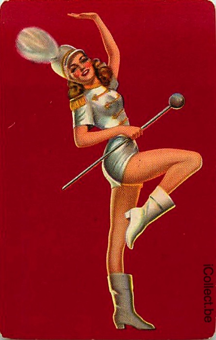 Single Swap Playing Cards People Pin-Up (PS03-15D)