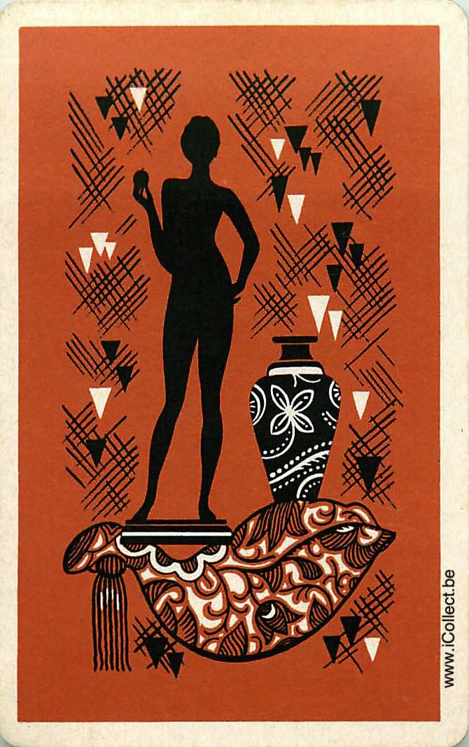 Single Swap Playing Cards People Woman (PS24-05F)