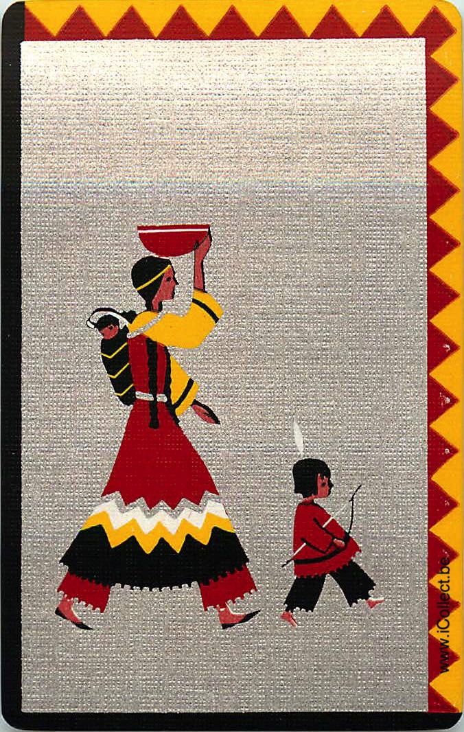 Single Swap Playing Cards People Indians (PS24-05I)