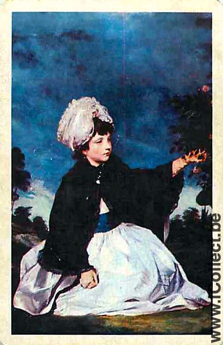 Single Playing Cards People Woman (PS07-47E)