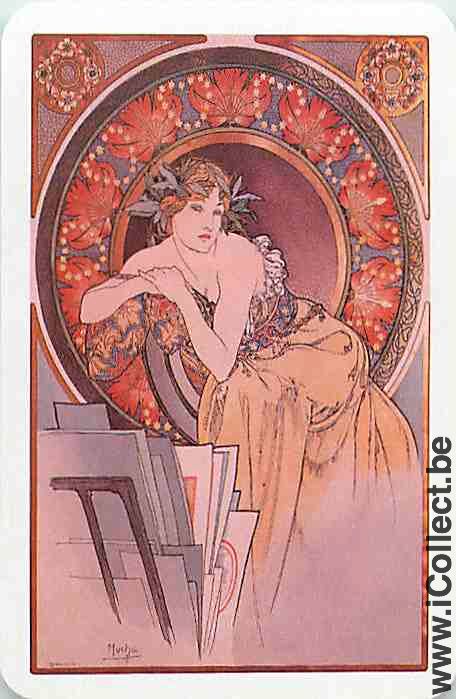 Single Swap Playing Cards People Woman Artistic (PS13-07H) - Click Image to Close