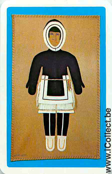 Single Swap Playing Cards People Woman (PS07-54A)