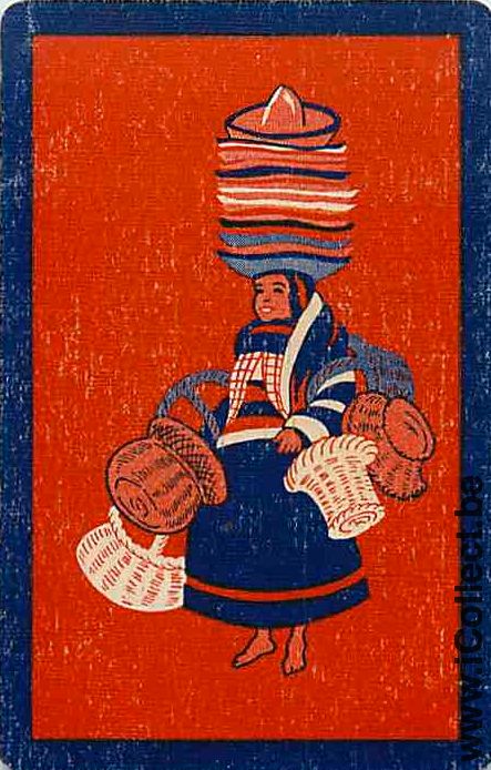 Single Swap Playing Cards People Woman (PS15-28C)