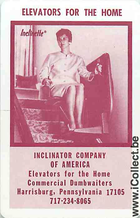 Single Playing Cards People Woman Elevator for home (PS13-03I)