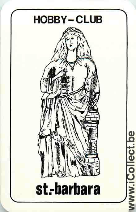 Single Swap Playing Cards People Woman Hobby-Club (PS13-04I)