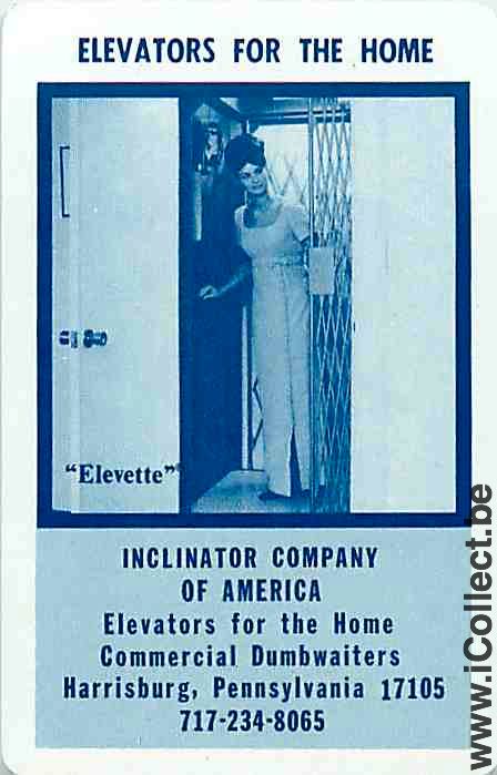 Single Playing Cards People Woman Elevator for home (PS13-05B) - Click Image to Close