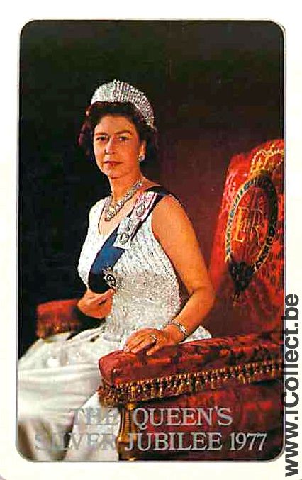 Single Swap Playing Cards People Queen Woman (PS07-48D)