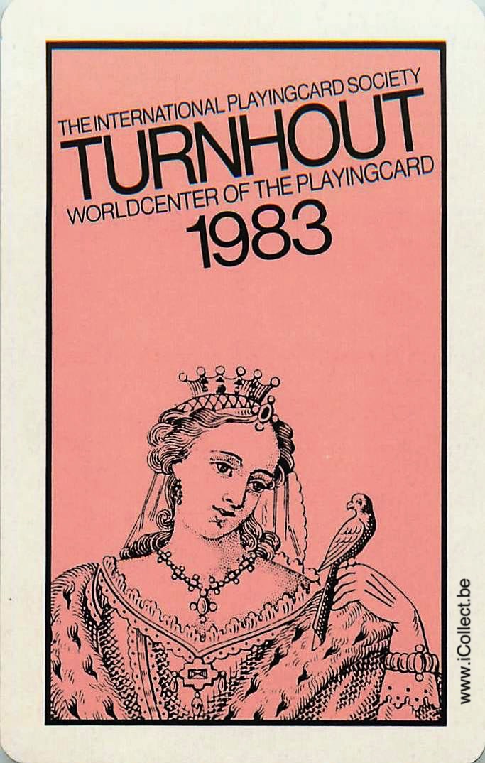 Single Swap Playing Cards People Queen Turnhout (PS15-48E) - Click Image to Close
