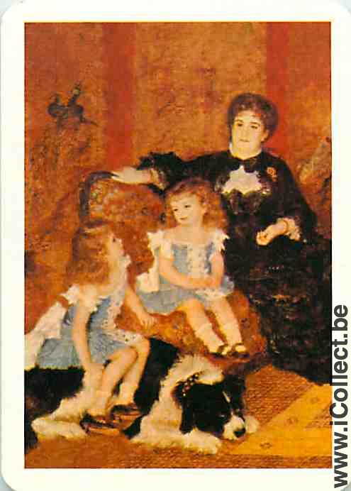 Single Swap Playing Cards People Woman & little girls (PS13-03F)