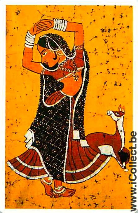 Single Swap Playing Cards People Dancer Woman (PS07-44B)