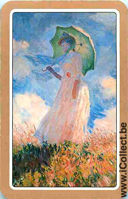Single Swap Playing Cards Woman with umbrella (PS07-53E)