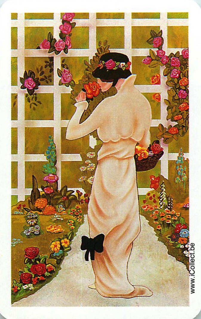 Single Swap Playing Cards People Elegant Woman (PS22-60C)