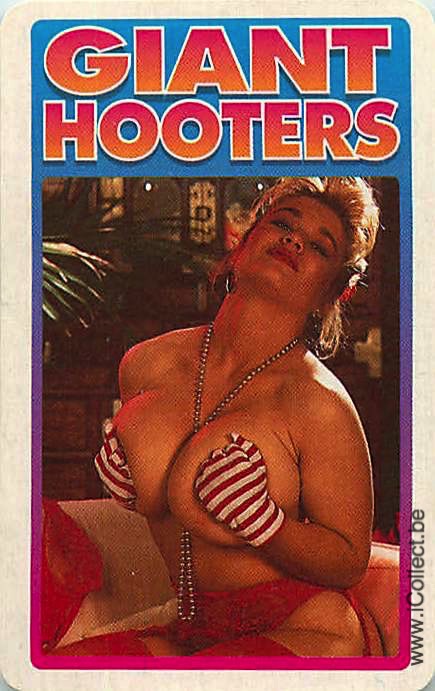 Single Swap Playing Cards People Pin-Up Giant Hooters (PS21-41E) - Click Image to Close