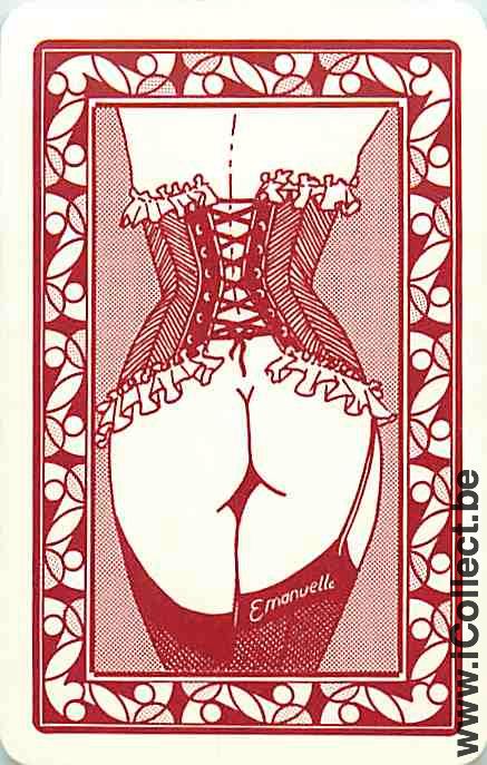 Single Swap Playing Cards People Pin-Up Emanuelle (PS15-36E)