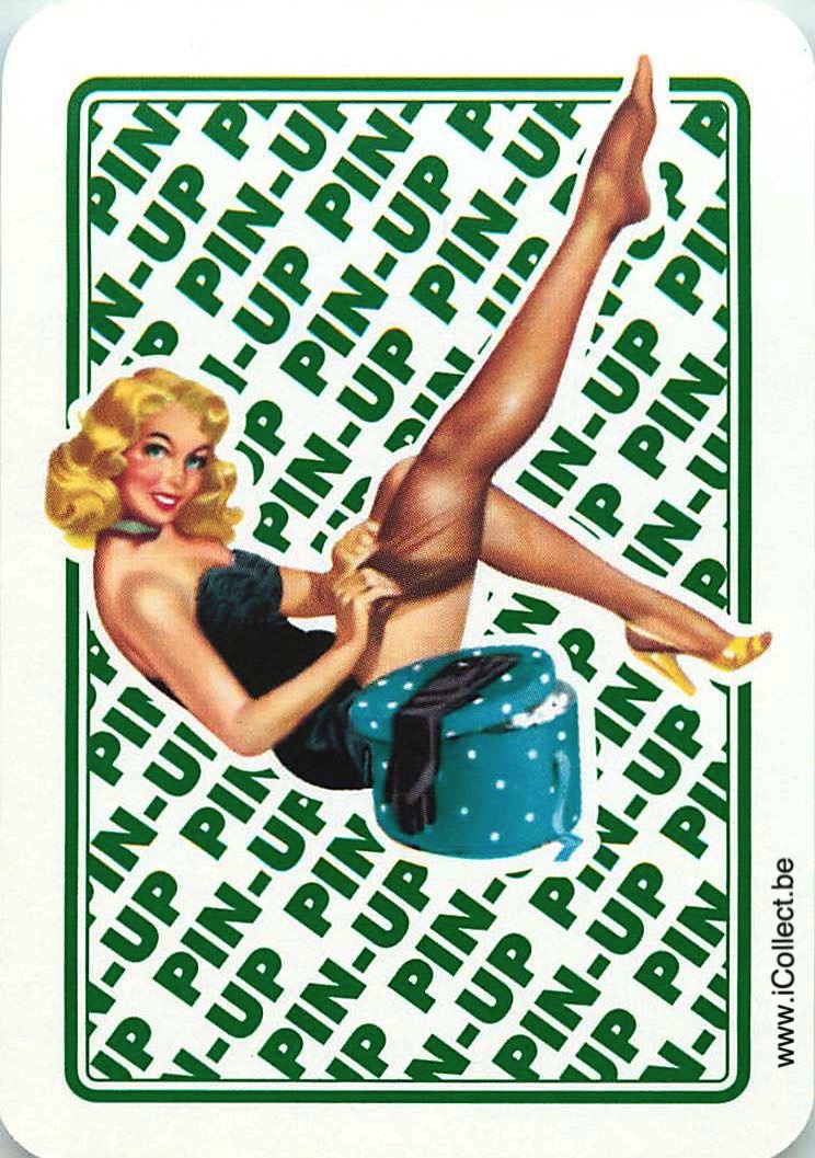 Single Swap Playing Cards People Pin-Up Stockings (PS21-13B) - Click Image to Close